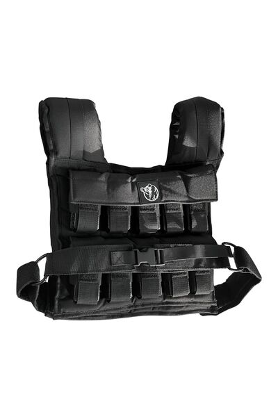 Gorilla Sports Vestă cu greutăți reglabilă 10/20/30 kg 30 kg