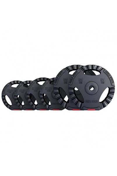 Gorilla Sports Discuri din plastic umplute cu ciment, cu grip, 1,25 - 15 kg, ...