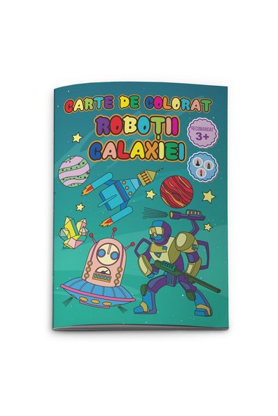 ARTPRESS Carte de colorat A4 - Robotii Galaxiei