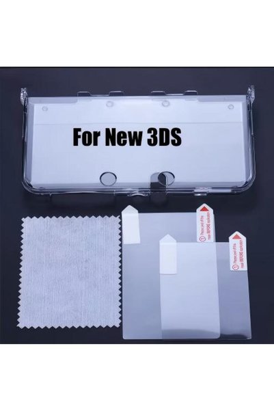 Choice غطاء بلاستيكي شفاف كريستالي جديد لجهاز نينتندو 3DS و3DS XL وLL وNew 3D...