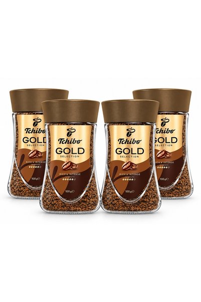 Tchibo Gold Selection Instant Coffee 100 g X 4 Pieces