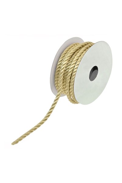 OEM Decorațiune Brad de Crăciun Siret Auriu – 10m x 4mm – Atmosferă Festivă p...