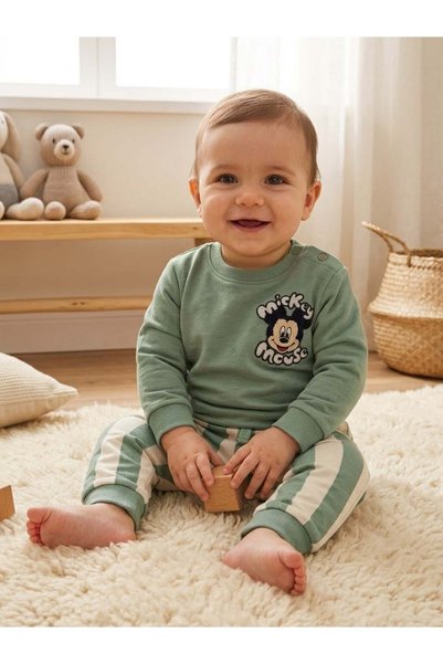 Mini Okyanus MİKİ KABARTMA NAKIŞLI 2'Lİ ERKEK TAKIM