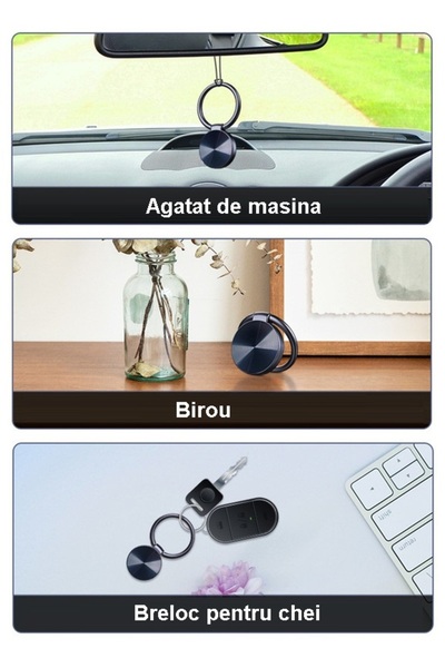 REDQUIT Mini înregistrator vocal tip breloc Redquit, 8 GB, activare vocală, înregistrează 24 de ore, autonomie de 30 de zile.
