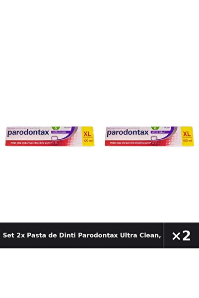 Parodontax Set 2x Pasta de Dinti Ultra Clean, 100 ml