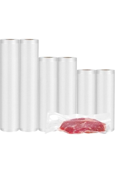 SKY TOUCH SKY-TOUCH 3 Rolls Vacuum Sealer Bags for Food, Thickened Puncture P...