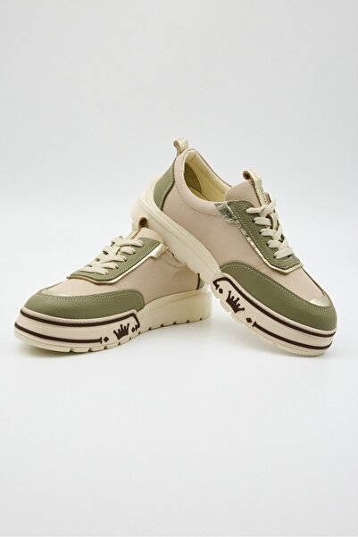 İNZE AYAKKABI Genuine Leather Women's Sneaker Sports Shoes Model Name: Pasithea
