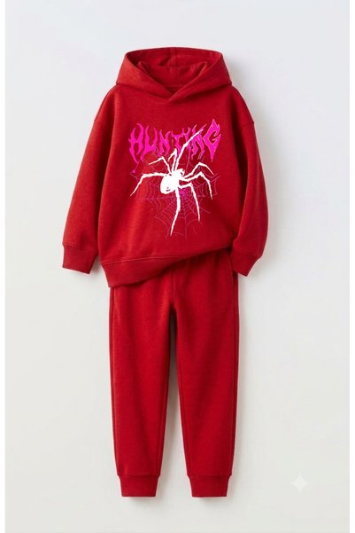 Let's Wear Fly High Premium Sweatshirt & Sweatpants Set for Kids - 2-Piece Sp...