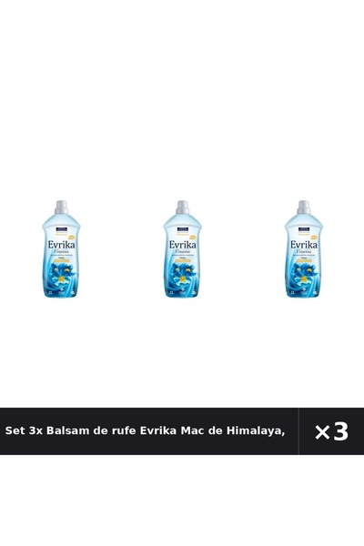 Evrika Set 3x Balsam de rufe Mac de Himalaya, 2 litri