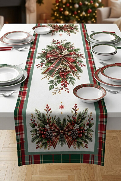 Bertille Home Божићна серија 140x40 цм дигитално штампана трка (Божићни Ноел)