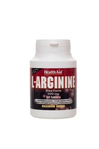 Healthaid L-Arginine 500mg Muscle Repair Tablets 60 Count