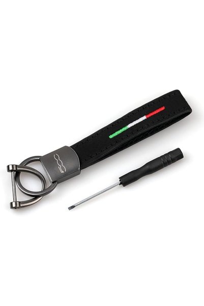GENERAL Italy Flag Car Keyring with Screwdriver