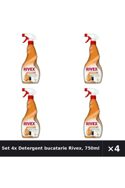 Rivex Set 4x Detergent bucătărie Rivex, 750ml