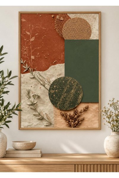 Tuba Decor Tablou dintr-o singură bucată cu ramă din lemn