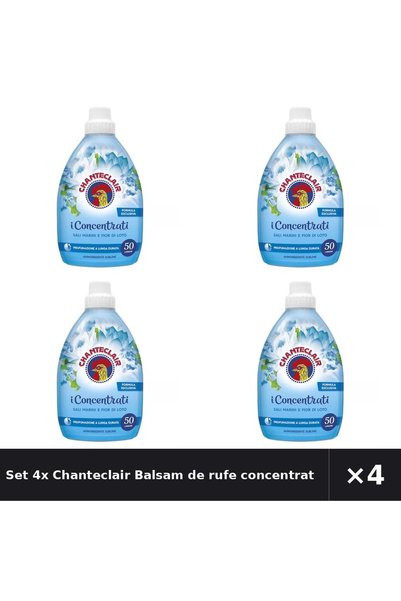 Chanteclair Set 4x Balsam de rufe concentrat Sare de Mare si Flori de Lotus, ...