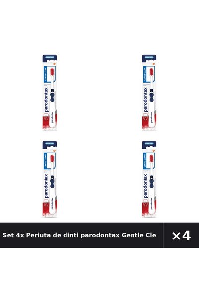Parodontax Set 4x Periuta de dinti Gentle Clean Extra Soft