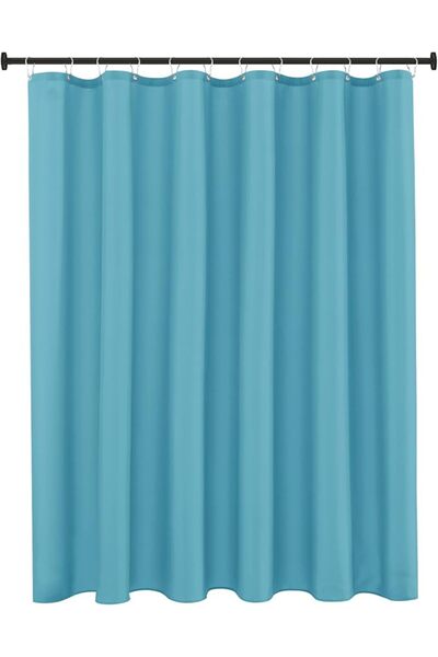 Biscaynebay Hotel Quality Fabric Shower Curtain Liners 72 Inch by 72 Inch, Pi...