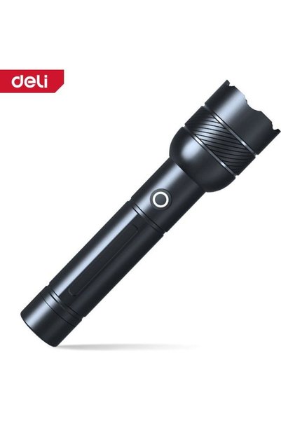 Deli Φακός 200LM Μαύρος - (EDL551053)