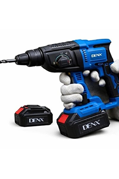 BUNCA مثقاب مطرقي لاسلكي DENX DX3336 بقوة 21 فولت، محرك بدون فرشاة، حفر الخرسانة ومفك براغي.شنيور