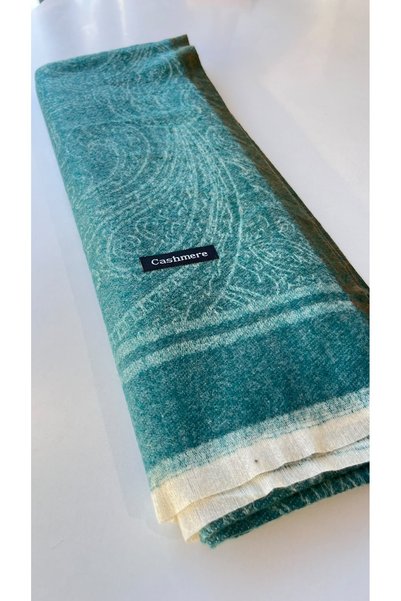 EB SCARF Șal de umăr din lână și cașmir cu model Etro