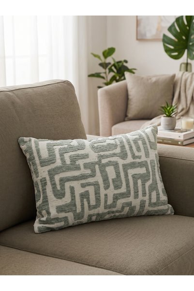 Bally Home غطاء وسادة مستطيل الشكل مزخرف من ماركة ''كوزي''