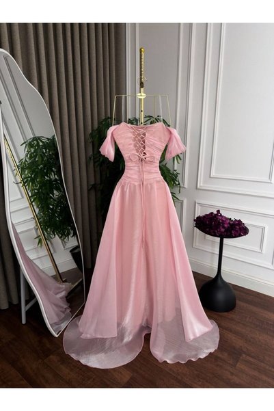 Fllorida pink evening dress