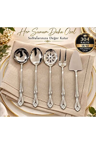 Vellano 5-Piece Plain Sauce Serving Set (Small Size)