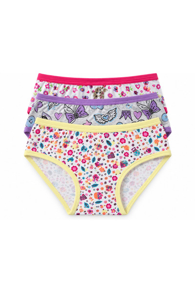 Tutkusport Girl's Size 5 Elastane Printed Mixed Pattern Bato Panties (Mixed P...