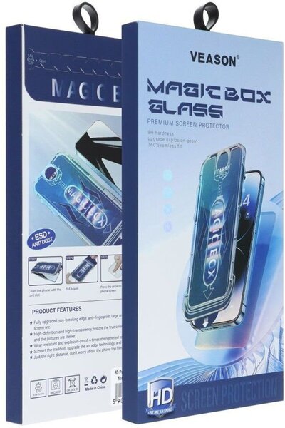 OEM Veason 6D Pro Γυαλί Εύκολης Εγκατάστασης + Εφαρμογή Εγκατάστασης - Για Ip...