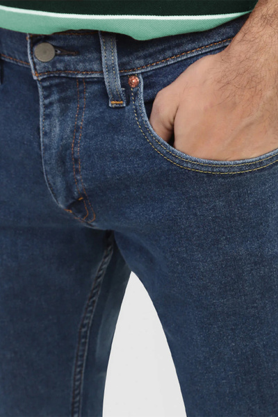 Levis Mens Blue Skinny Fit Stretchable Jeans