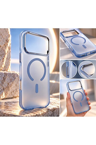 IPhone 17/18 Pro Max ile Uyumlu Mat Sert TPU Kılıf