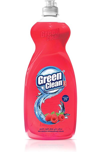 Green Clean Dishwashing Liquid – Red Cherry – Powerful Degreaser, Gentle on H...
