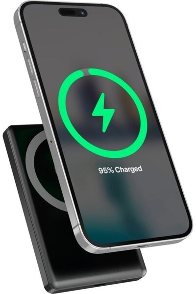 Gembird Μαγνητικό Ασύρματο Powerbank Με Οθόνη LCD, 15W, 10000 mAh, Μαύρο - (P...