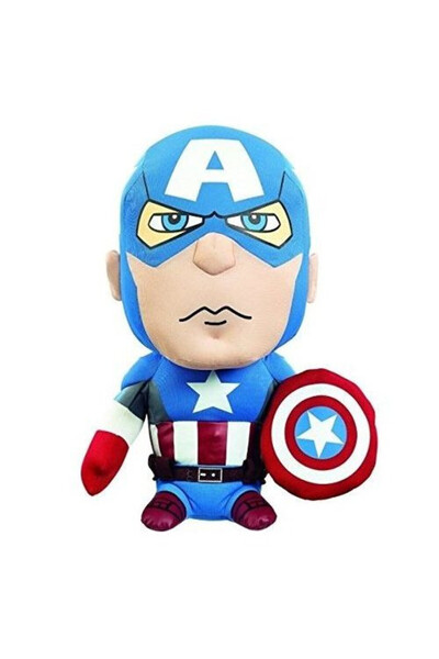 Play By Play Jucarie din material textil, Captain America, 24 cm