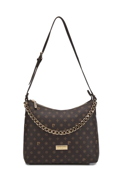Pierre Cardin 05Pocc26Y3542-Mn Kh Brown Monogram Women's Bag