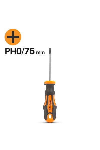 Handy Surubelnita Phillips PH0, Lama Crom Vanadiu 75 mm, Maner Ergonomic Anti...