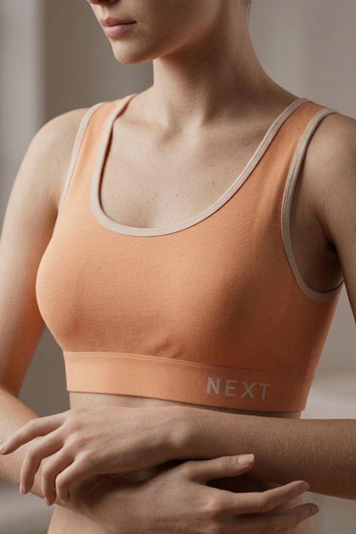 bysocafashion Women's Orange Printed Padless Bustier