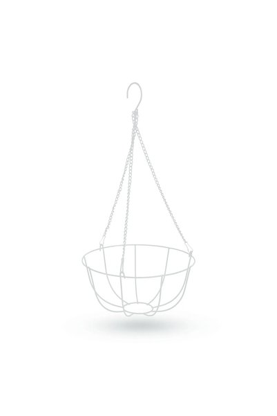 Garden of Eden Cos metalic agatat ghiveci flori, 25 cm, suport perete balcon,...