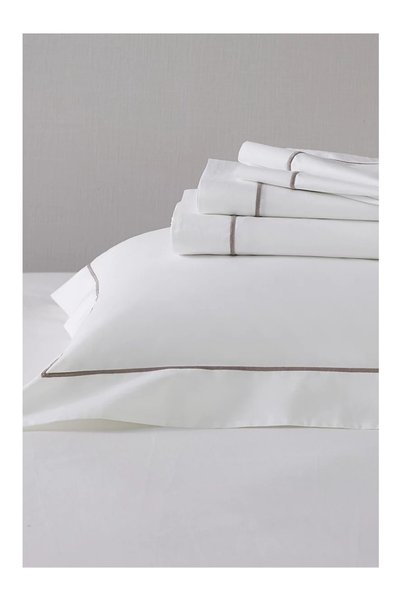 THE WHITE COMPANY Savoy Corded Egyptian Cotton Flat Sheet