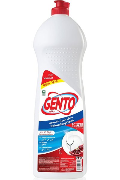 Gento سائل غسيل الأطباق بنكهة الرمان 1 لتر