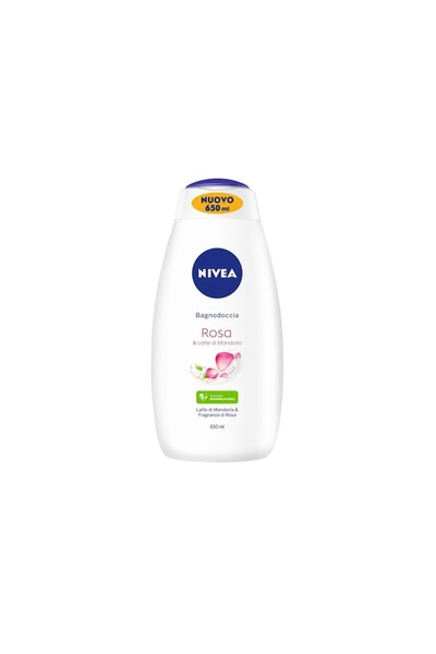 NIVEA Αφρόλουτρο Κρέμα Τριαντάφυλλου, 650 ml