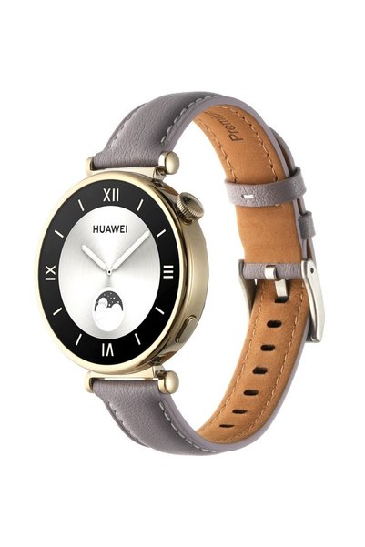 XGSM Curea universală din piele de 18mm, cu cataramă argintie, mov deschis