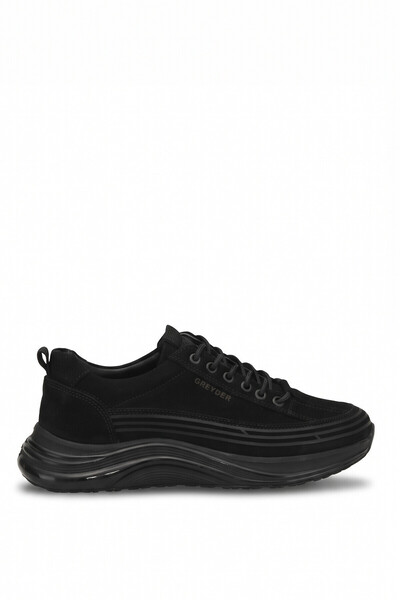 Ayakkabı Fuarı Elit 26Kbtnant01 Men's Genuine Leather Casual Shoes Black