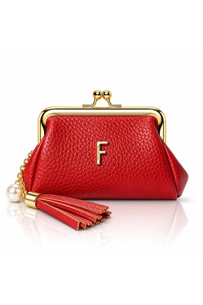 FRAGOLA Κερματοθήκη πορτοφολάκι PC05-F-red