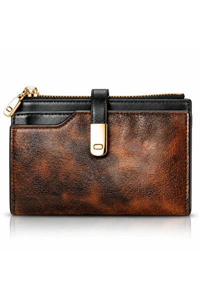 FRAGOLA Μεσαίου μεγέθους πορτοφόλι PC335-26-dark-brown-clouds