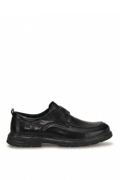 MARCOMEN 8006956 Men's Genuine Leather Classic Shoes Black