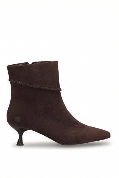 Ayakkabı Fuarı Elit Pm492 K3901 Women's Heeled Boots Brown