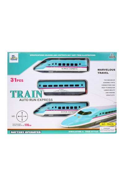 PASİFİK OYUNCAK PİLLİ TREN SETİ 31 PARÇA 2942A
