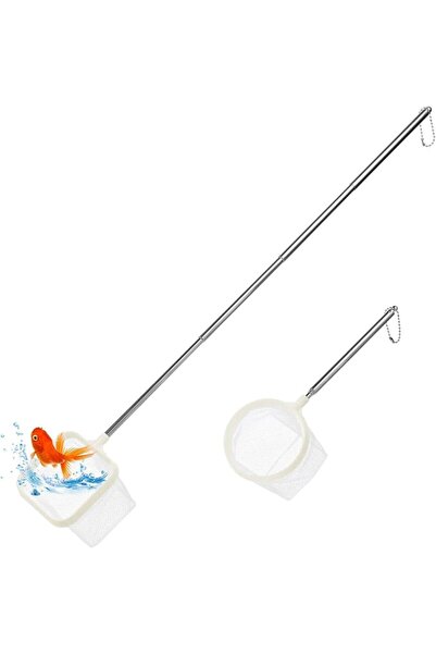 Generic Fish Net for Fish Tank, 2Pack White 3Inch Fine Mesh Aquarium Net Aqua...