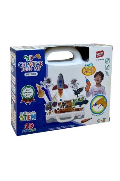 Birlik Oyuncak 3D STEAM EĞİTİCİ MATKAP SETİ UZAY SERİSİ URT014-005